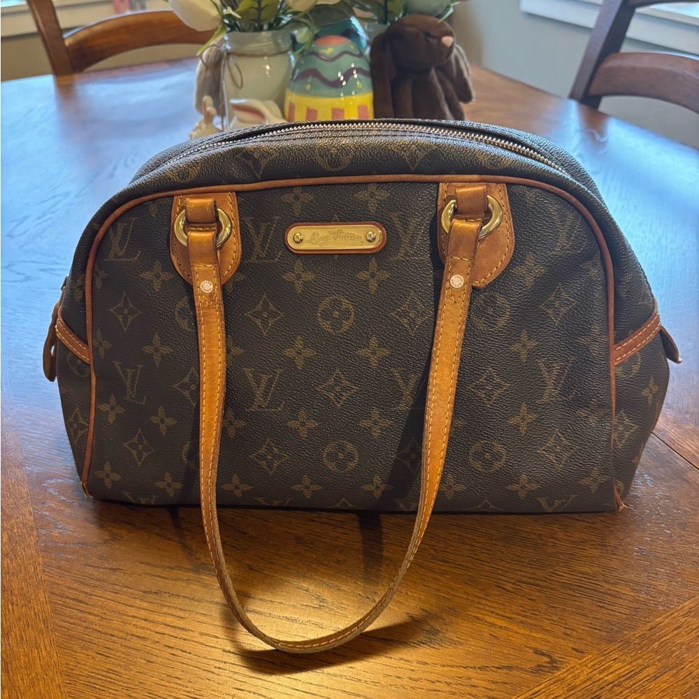 Louis Vuitton Monogram Brown and Tan Bag